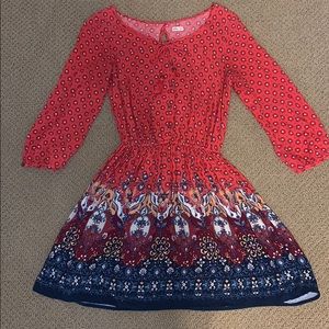 Flowy Patterned Dress